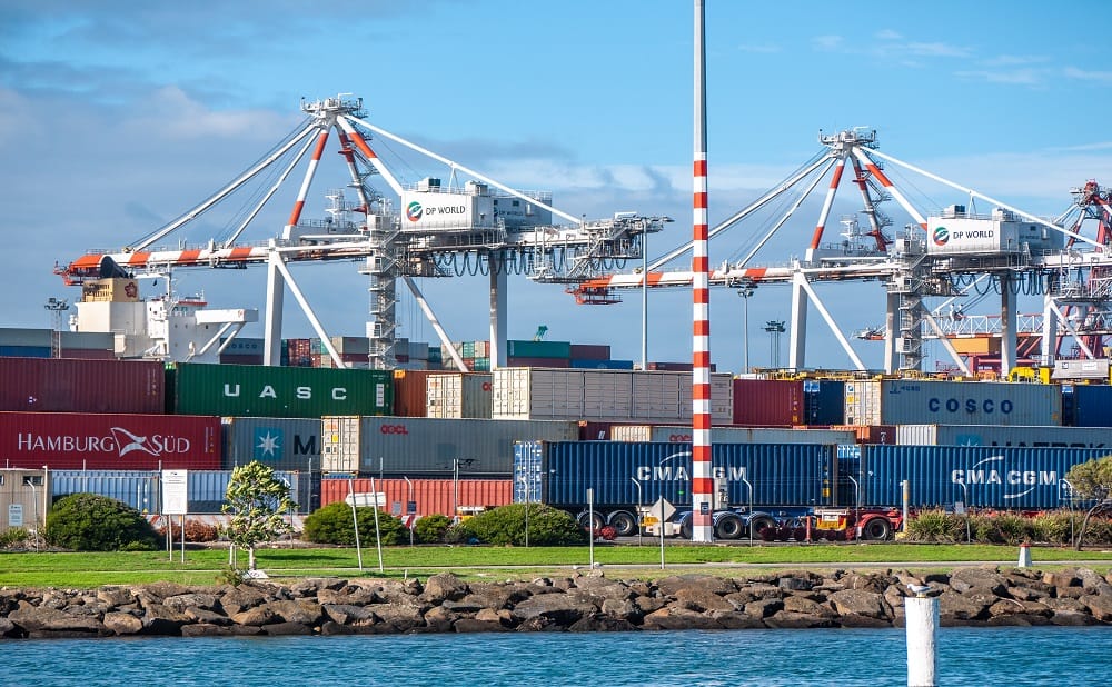 Wholesale Containers in port area shutterstock_1117935623